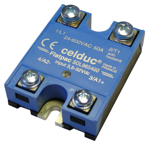 Relé estático monofásico - SOL series - celduc relais - para montaje en panel / de potencia