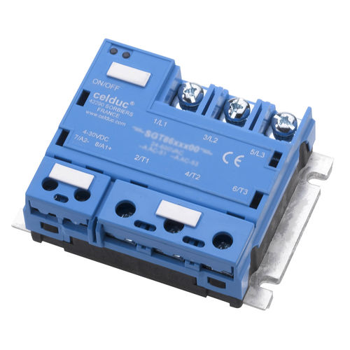 Relé estático trifásico - SGT 2G series  - celduc relais - para montaje en panel / de potencia