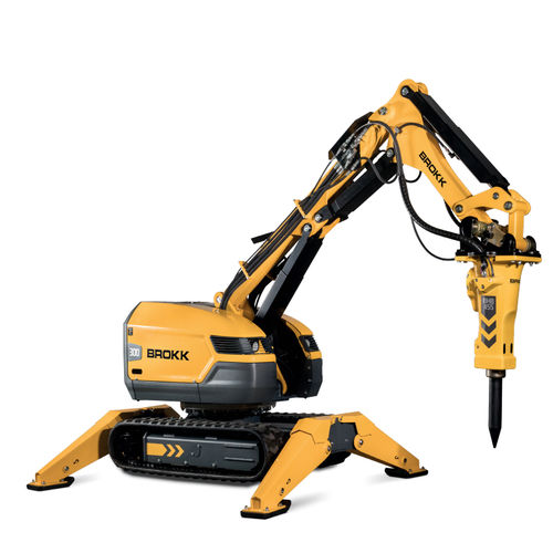 Robot de demolición con mando a distancia - BROKK 300 - Brokk - para la industria nuclear