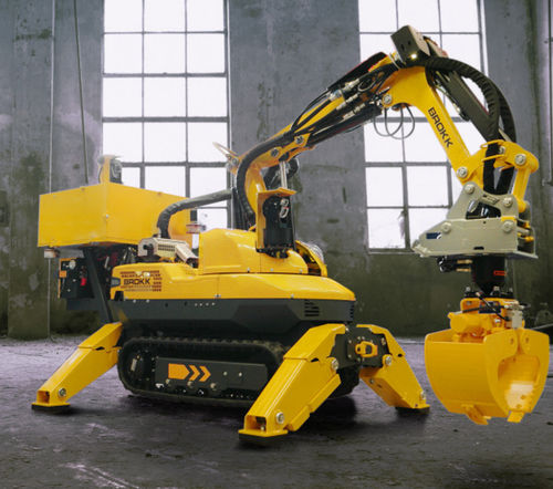 Robot de demolición a medida - Brokk - para la industria nuclear