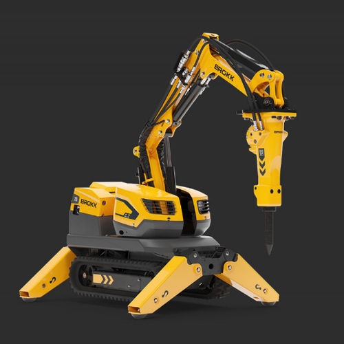 Robot de demolición con mando a distancia - Brokk 70+  - Brokk - compacto