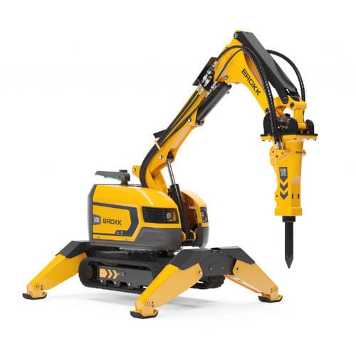 Robot de demolición con mando a distancia - Brokk 200+ - Brokk