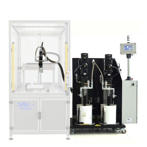 Sistema de dosificación volumétrico - DAV TECH Srl - para pasta térmica / programable / bicomponente