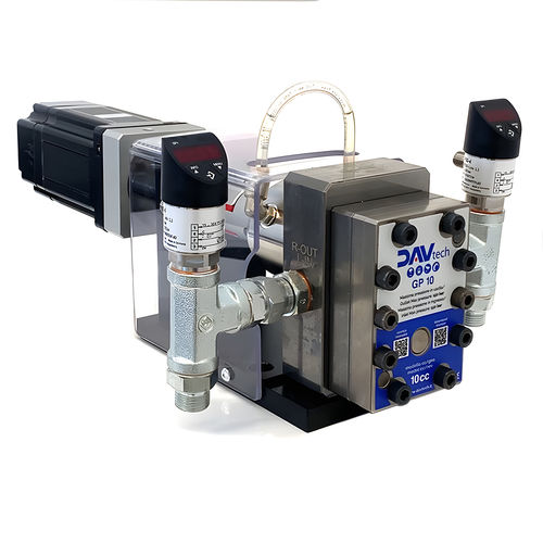 Bomba de dosificación volumétrica - GP 10 - DAV TECH Srl - de engranaje / de aceite / para adhesivos