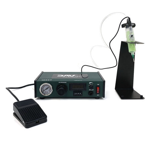 Sistema de dosificación de jeringa - DA 1000 T - DAV TECH Srl - de resinas de un componente / de aceite / para grasa