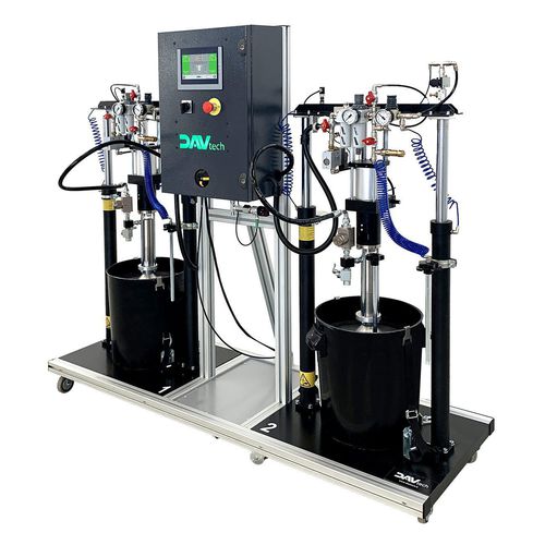 Bomba en tándem - PP-50 TWIN - DAV TECH Srl - centrífuga / de adhesivos bicomponentes / adhesivo de metacrilato (MMA)