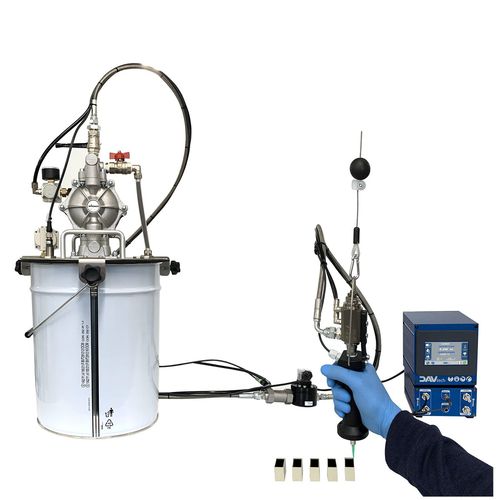 Sistema de llenado de botes - DAV TECH Srl - de aceite / para productos adhesivos / para adhesivo epoxi