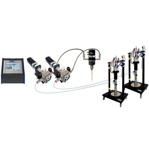 Sistema de dosificación de cola - DAV TECH Srl - volumétrico / neumático / manual