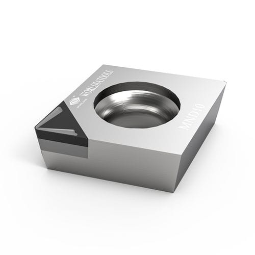 Plaquita de corte de PCD - PCD - Beijing Worldia Diamond Tools Co., Ltd - con rompevirutas