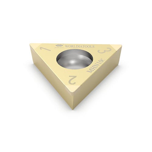 Plaquita de corte intercambiable CBN - TCGW - Beijing Worldia Diamond Tools Co., Ltd - con revestimiento