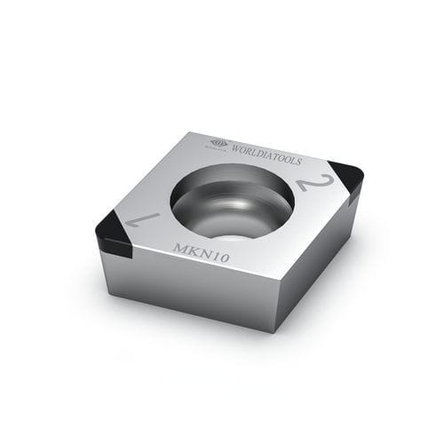 Plaquita de corte intercambiable de torno - CCGW 09T304 - Beijing Worldia Diamond Tools Co., Ltd - PCBN / para hierro fundido
