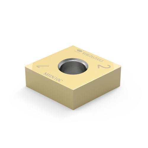 Plaquita de corte intercambiable CBN - CNGA 120404 - Beijing Worldia Diamond Tools Co., Ltd - para acero templado / con revestimiento