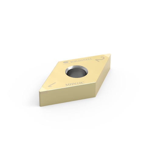 Plaquita de corte intercambiable de torno - DNGA 150404 - Beijing Worldia Diamond Tools Co., Ltd - CBN / para acero templado / con revestimiento