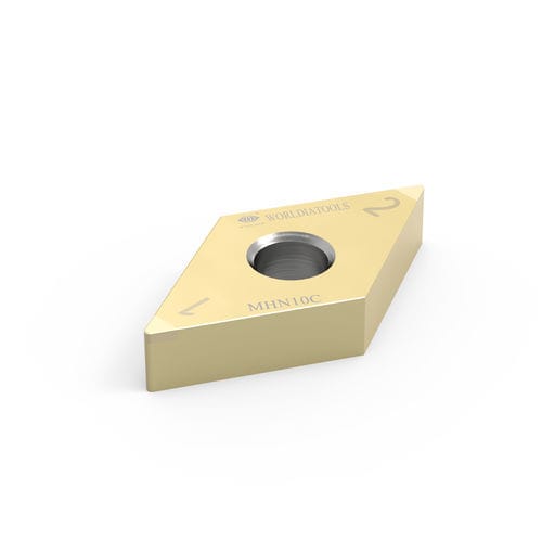 Plaquita de corte intercambiable de torno - DNGA 150408 - Beijing Worldia Diamond Tools Co., Ltd - CBN / para acero templado / con revestimiento