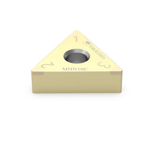 Plaquita de corte intercambiable de torno - TNGA 160408 - Beijing Worldia Diamond Tools Co., Ltd - CBN / para acero templado / con revestimiento