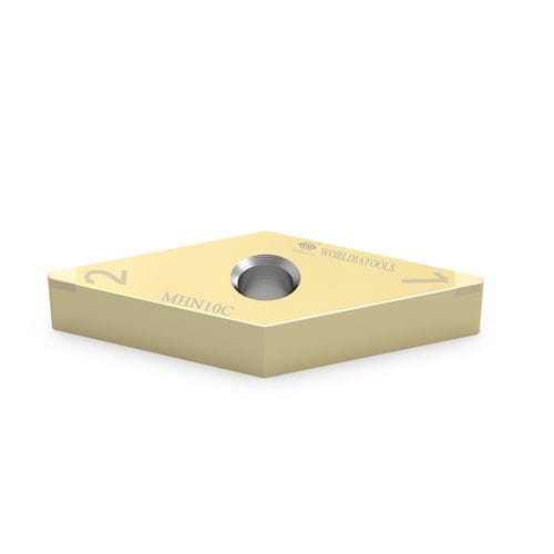 Plaquita de corte intercambiable de torno - VNGA 160408 - Beijing Worldia Diamond Tools Co., Ltd - CBN / para acero templado / con revestimiento