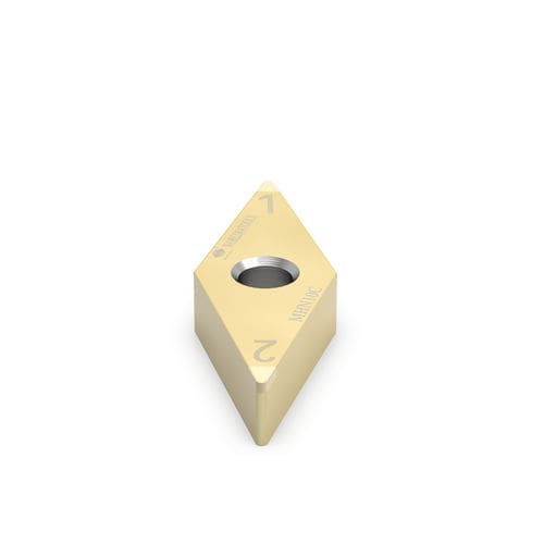 Plaquita de corte intercambiable de torno - VNGA 160412 - Beijing Worldia Diamond Tools Co., Ltd - CBN / para acero templado / con revestimiento
