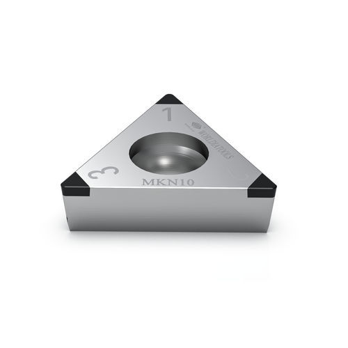 Plaquita de corte intercambiable de torno - TCGW 110208 - Beijing Worldia Diamond Tools Co., Ltd - CBN / para hierro fundido