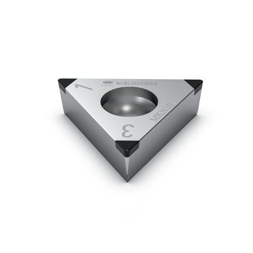 Plaquita de corte intercambiable de torno - TCGW 110308 - Beijing Worldia Diamond Tools Co., Ltd - CBN / para hierro fundido