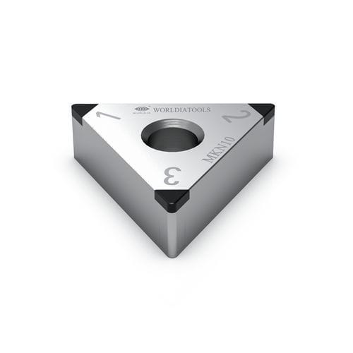 Plaquita de corte intercambiable de torno - TNGA 160408 - Beijing Worldia Diamond Tools Co., Ltd - CBN / para hierro fundido