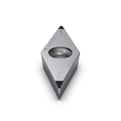 Plaquita de corte intercambiable de torno - VCGW 160408 - Beijing Worldia Diamond Tools Co., Ltd - CBN / para hierro fundido