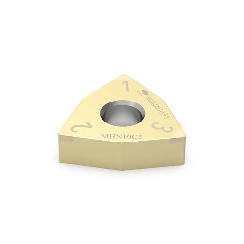 Plaquita de corte intercambiable de torno - WNGA 080404 - Beijing Worldia Diamond Tools Co., Ltd - CBN / para acero templado / con revestimiento