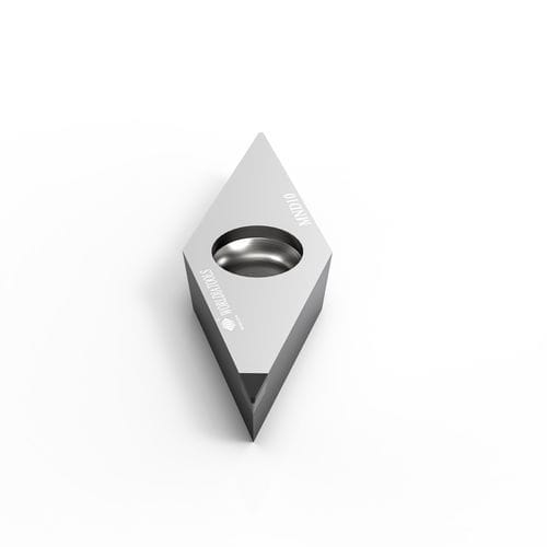 Plaquita de corte intercambiable de torno - VCGW 160408 - Beijing Worldia Diamond Tools Co., Ltd - de PCD / para materiales no ferrosos