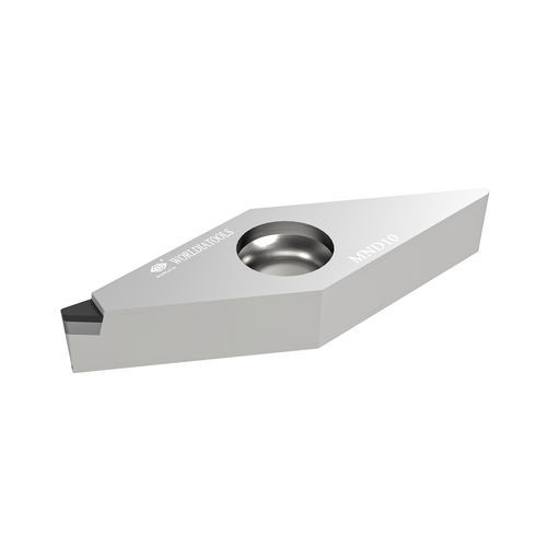 Plaquita de corte intercambiable de torno - VBGT 160402 - Beijing Worldia Diamond Tools Co., Ltd - de PCD / para materiales no ferrosos