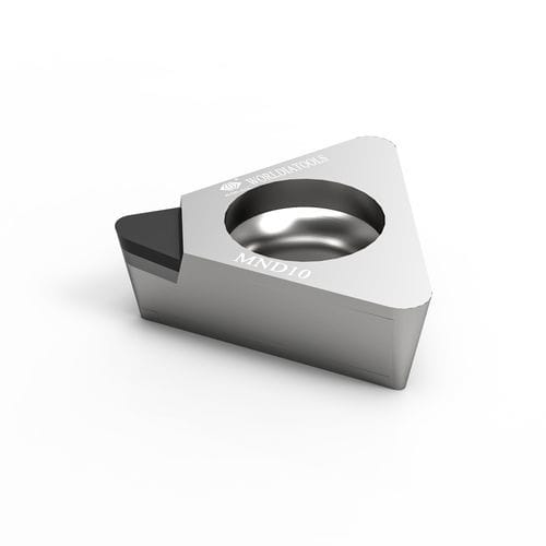 Plaquita de corte intercambiable de torno - TPGT 110304 - Beijing Worldia Diamond Tools Co., Ltd - de PCD / para materiales no ferrosos