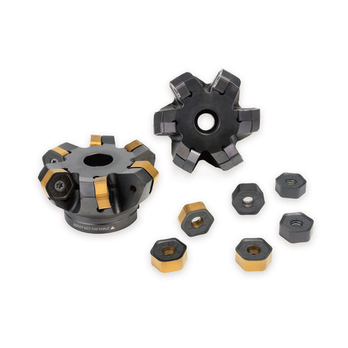 Fresa de plaquita - HNMU/HNGU Series - Beijing Worldia Diamond Tools Co., Ltd - para planear