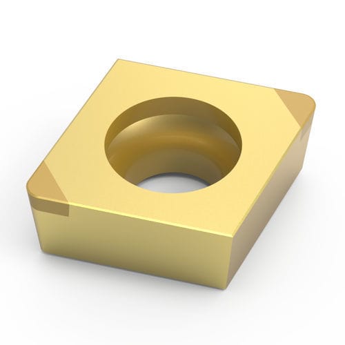 Plaquita de corte de torno - CCGW - Beijing Worldia Diamond Tools Co., Ltd - CBN / para acero / con recubrimiento PVD