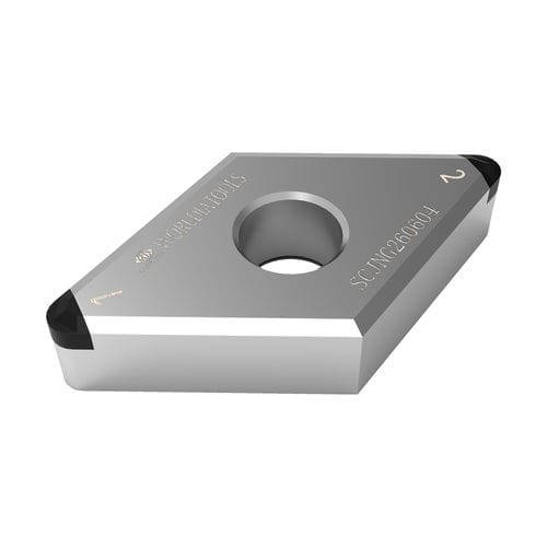Plaquita de corte intercambiable para mecanizado - CNGA, DNGA, WNGA series - Beijing Worldia Diamond Tools Co., Ltd - PCBN / para hierro fundido / para acero templado