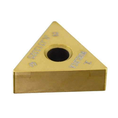 Plaquita de corte intercambiable de torno - Beijing Worldia Diamond Tools Co., Ltd - para mecanizado / PCBN / para acero templado