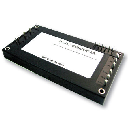 Convertidor DC/DC de salida simple - PFB400W series - Powerbox - regulado / rango de intensidades de entrada 4:1 / de alta densidad de potencia