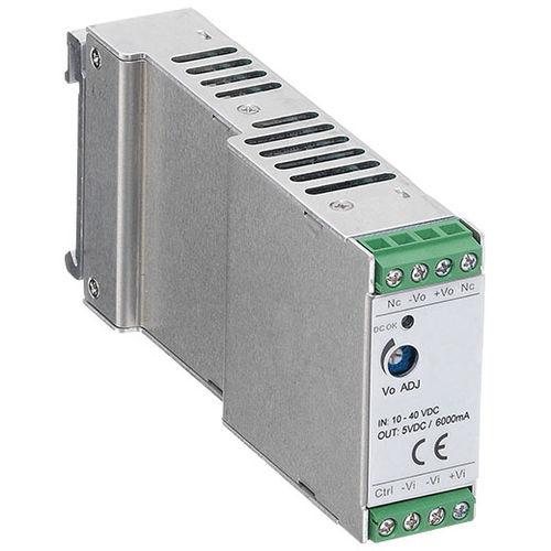 Convertidor DC/DC reductor - DENA30W series - Powerbox - en riel DIN / industrial / de salida simple