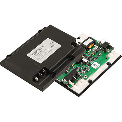 Convertidor DC/DC variación de intensidades de entrada 2:1 - ENA200 series - Powerbox - de alta densidad de potencia / montado sobre bastidor / para aplicaciones automóviles