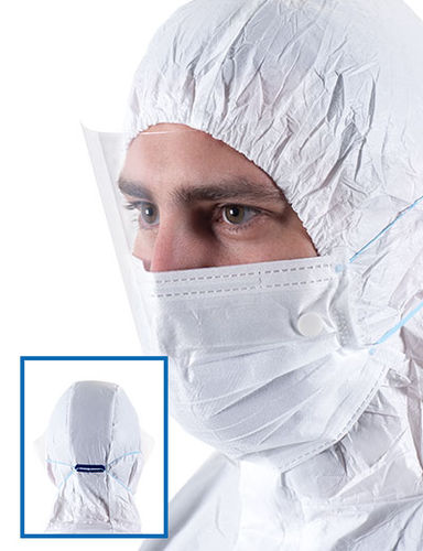 Visera de protección desechable - VFM210 series - BioClean - contra productos químicos / médica