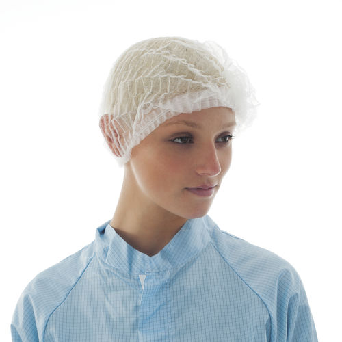Gorro desechable para sala blanca - BBC series - BioClean - para mujer