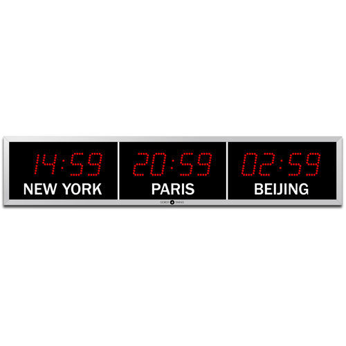 Reloj digital - LEDI®WORLD REVERSO 7 - GORGY TIMING - LED / sincronizado / de pared