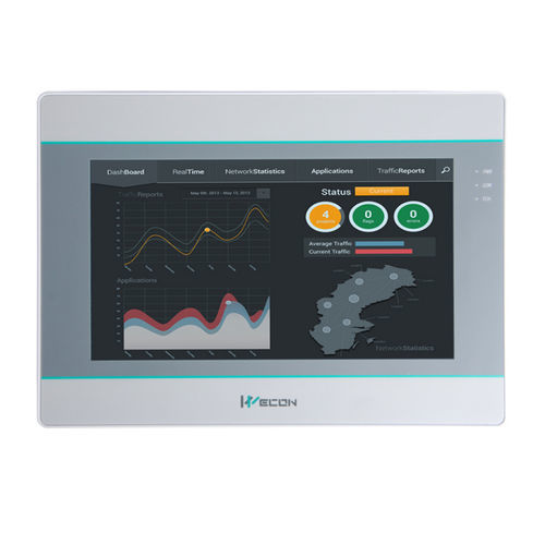 HMI con pantalla táctil - PI3102ie - Wecon Technology Co.Ltd - empotrable / 1024 x 600 / ARM Cortex