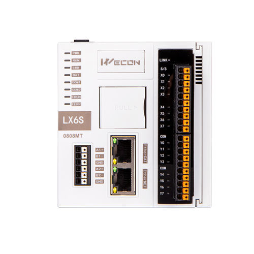 Autómata programable con E/S integradas - LX6S 0808MT  - Wecon Technology Co.Ltd - por red Ethernet / RS485 / EtherCAT