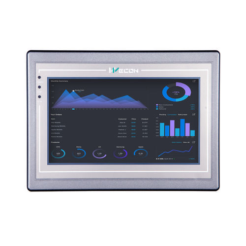 HMI con pantalla táctil - PI3070i-A  - Wecon Technology Co.Ltd - empotrable / 800 x 480 / retroiluminación LED