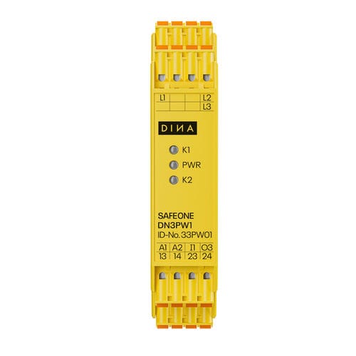 Relé de vigilancia de fase - SAFEONE DN3PW1 - DINA Elektronik GmbH - AC / compacto / electrónico