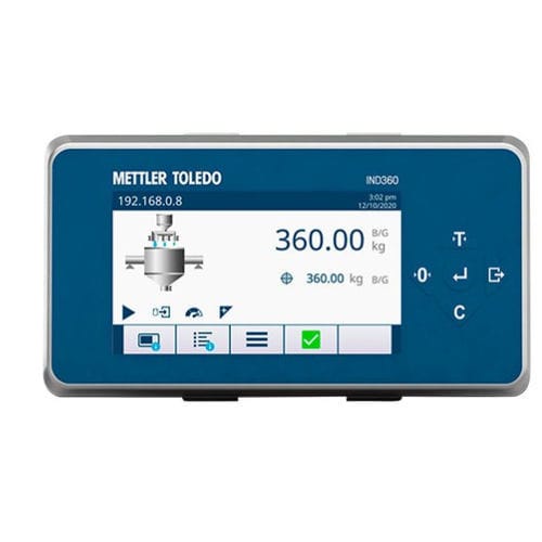 Terminal de pesaje visualizador LCD - IND360 - METTLER TOLEDO - empotrable / a distancia / basado en una arquitectura PC