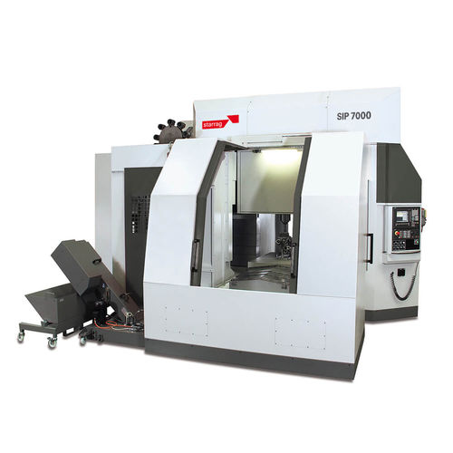 Centro de mecanizado CNC 4-5 ejes - SIP 7000 series - Starrag - horizontal / con mesa rotativa / ISO 5