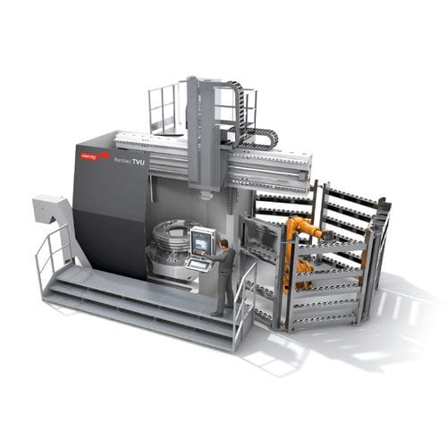 Torno CNC - Berthiez TVU series  - Starrag - vertical / 2 ejes / para aplicaciones aeroespaciales
