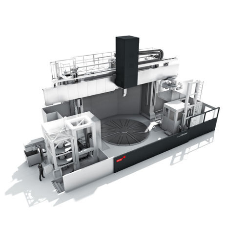 Torno CNC - Dörries VC series - Starrag - vertical / 3 ejes / de doble columna