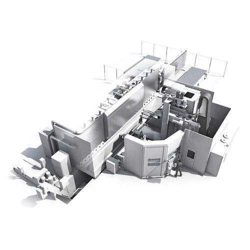 Centro de mecanizado CNC 5 ejes - Scharmann ECOFORCE Ti 9 / Ti 13 - Starrag - vertical / de 2 husillos / HSK-A 100