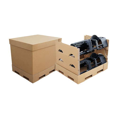 Caja-palé de cartón - Tecnicarton, S.L. - para almacenamiento / de transporte / ondulada