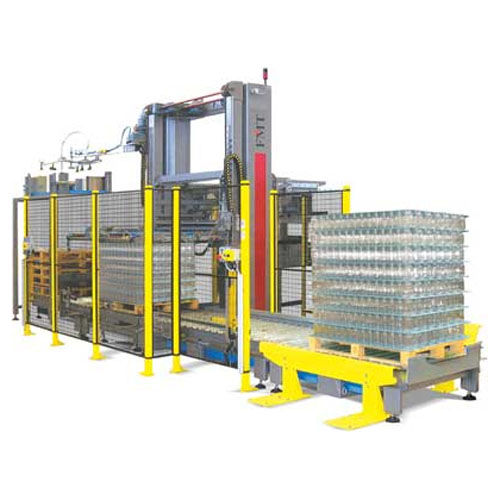 Paletizador por la base - GEMINI - FMT - para botellas / de cajas / automático